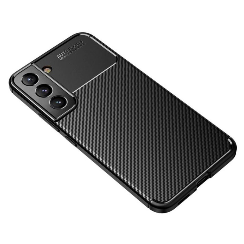 Husa Samsung Galaxy S21 FE 5G Techsuit CarbonFiber, negru