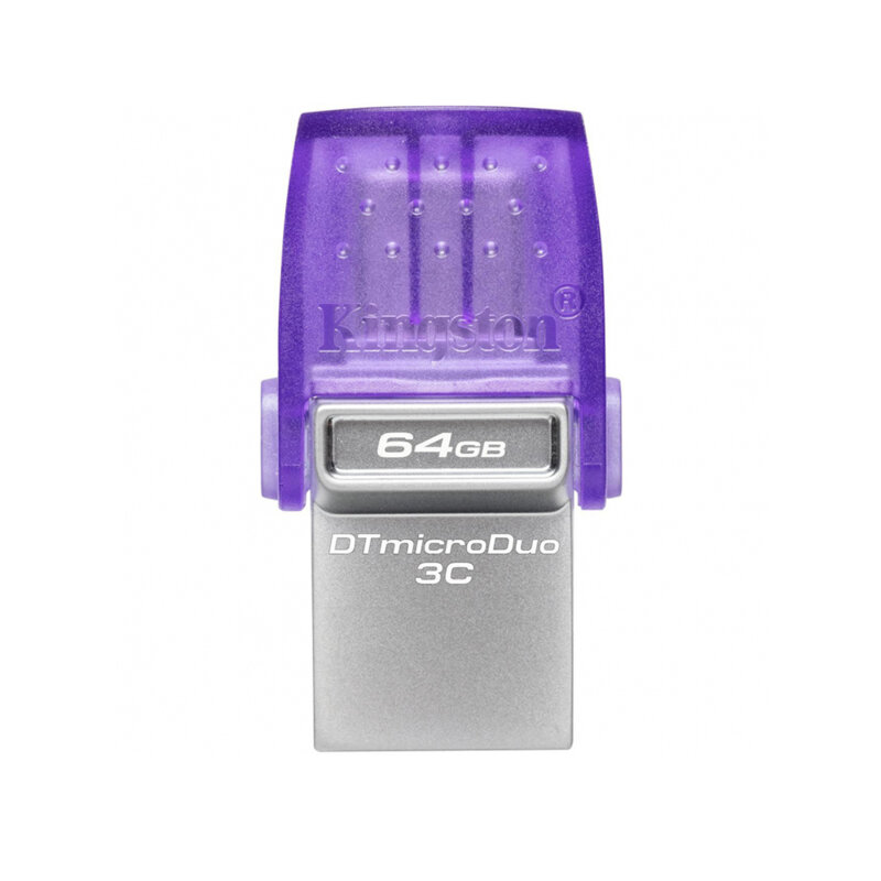 Memorie flash 64GB Kingston MicroDuo 3C, USB 3.2, DTDUO3CG3/64GB