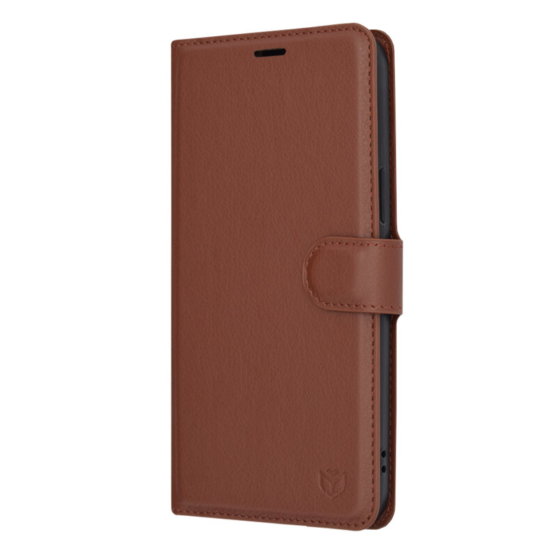 Husa iPhone 12 Pro Max Techsuit Leather Folio, maro