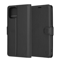 Husa iPhone 12 Pro Max Techsuit Leather Folio, negru