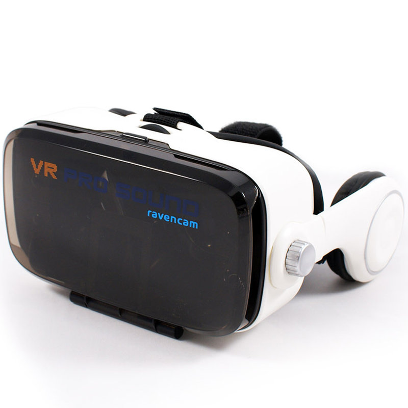 Ravencam Ochelari 3D Realitate Virtuala Pro Sound - Alb
