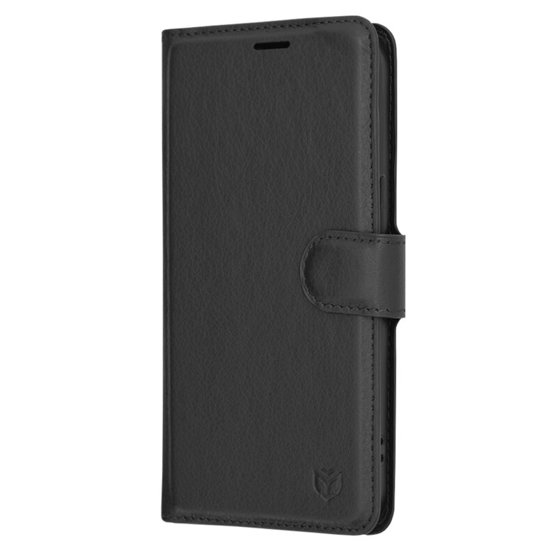 Husa iPhone 13 Pro Techsuit Leather Folio, negru
