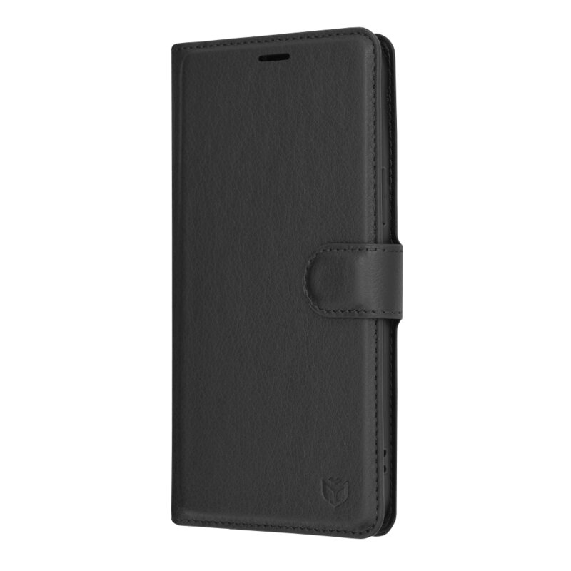 Husa iPhone 13 Pro Max Techsuit Leather Folio, negru