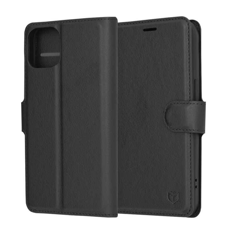 Husa iPhone 14 Techsuit Leather Folio, negru