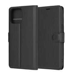 Husa iPhone 14 Pro Max Techsuit Leather Folio, negru