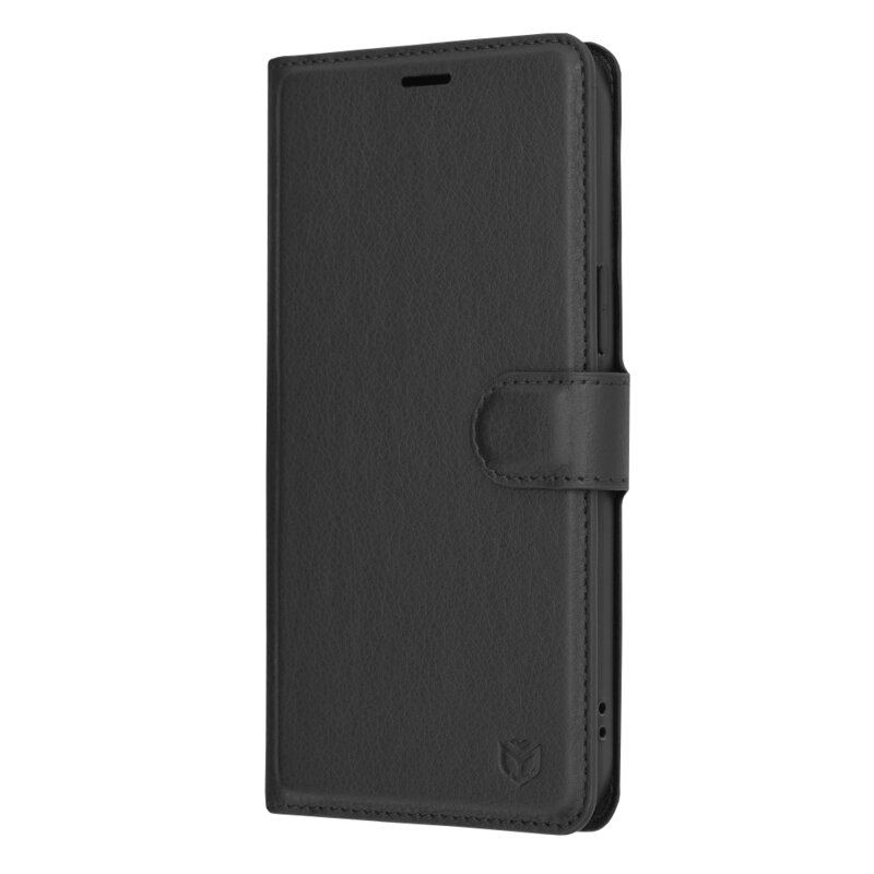 Husa iPhone 14 Pro Max Techsuit Leather Folio, negru