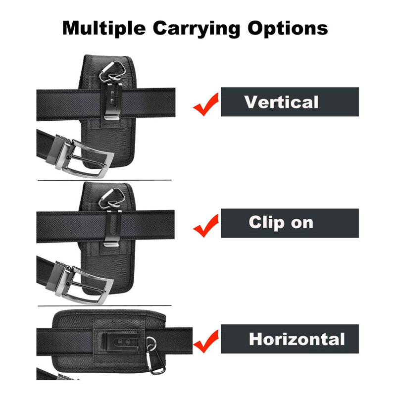 Borseta barbati telefon 7 inch Techsuit TWB1, 19 x 11 x 2.5cm