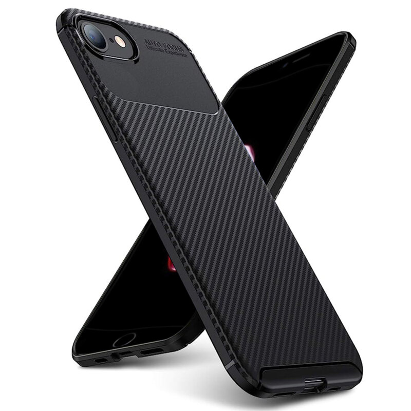 Husa iPhone 7 Techsuit CarbonFiber, negru
