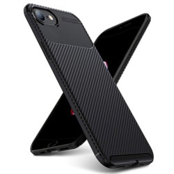 Husa iPhone 8 Techsuit CarbonFiber, negru