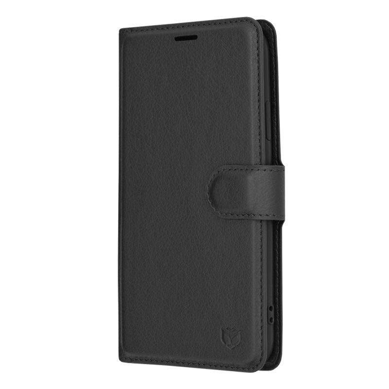 Husa iPhone XR Techsuit Leather Folio, negru