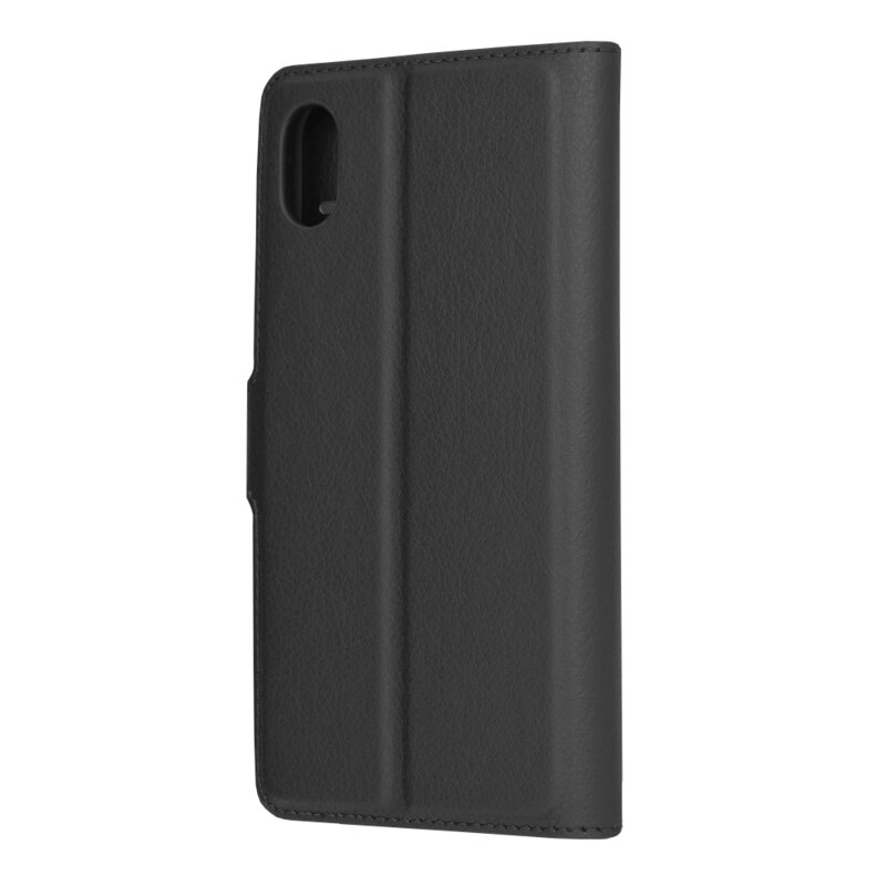 Husa iPhone XR Techsuit Leather Folio, negru