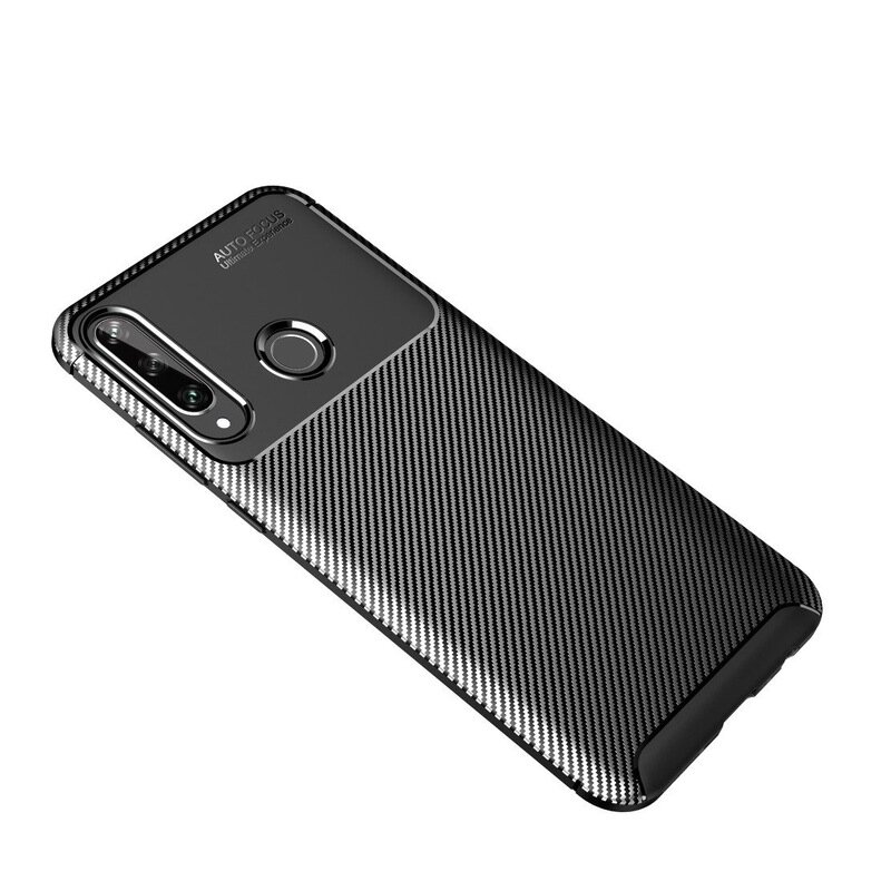 Husa Huawei P30 Lite Techsuit CarbonFiber, negru