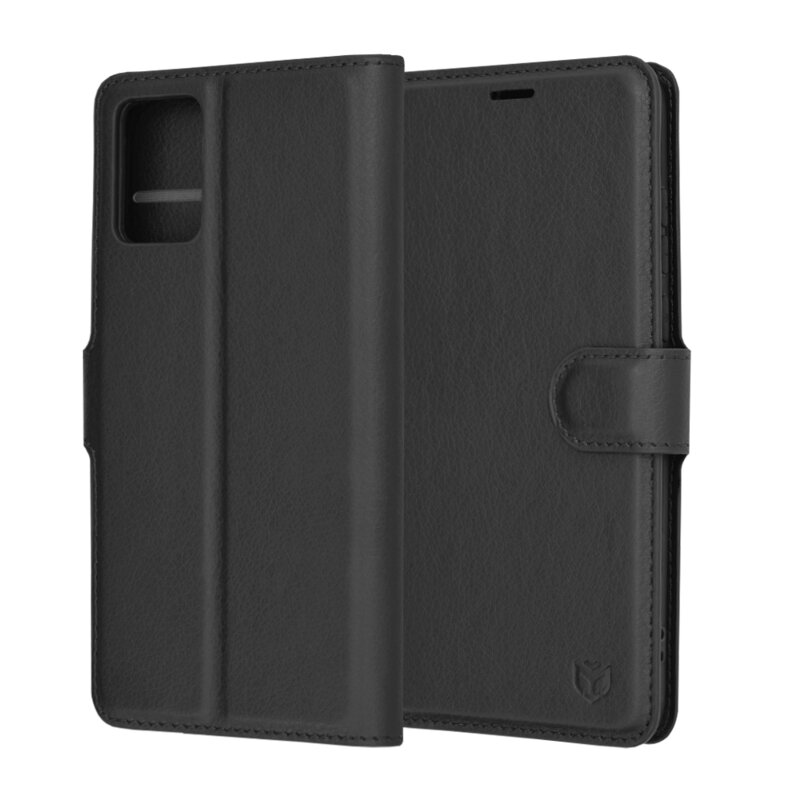 Husa Motorola Edge 30 Neo Techsuit Leather Folio, negru