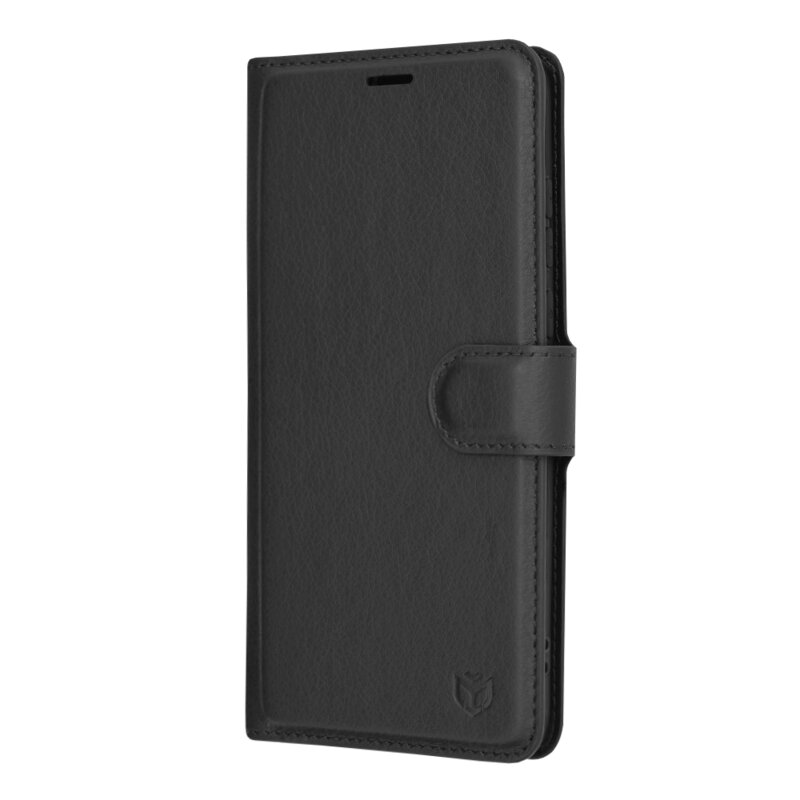 Husa Motorola Edge 30 Neo Techsuit Leather Folio, negru