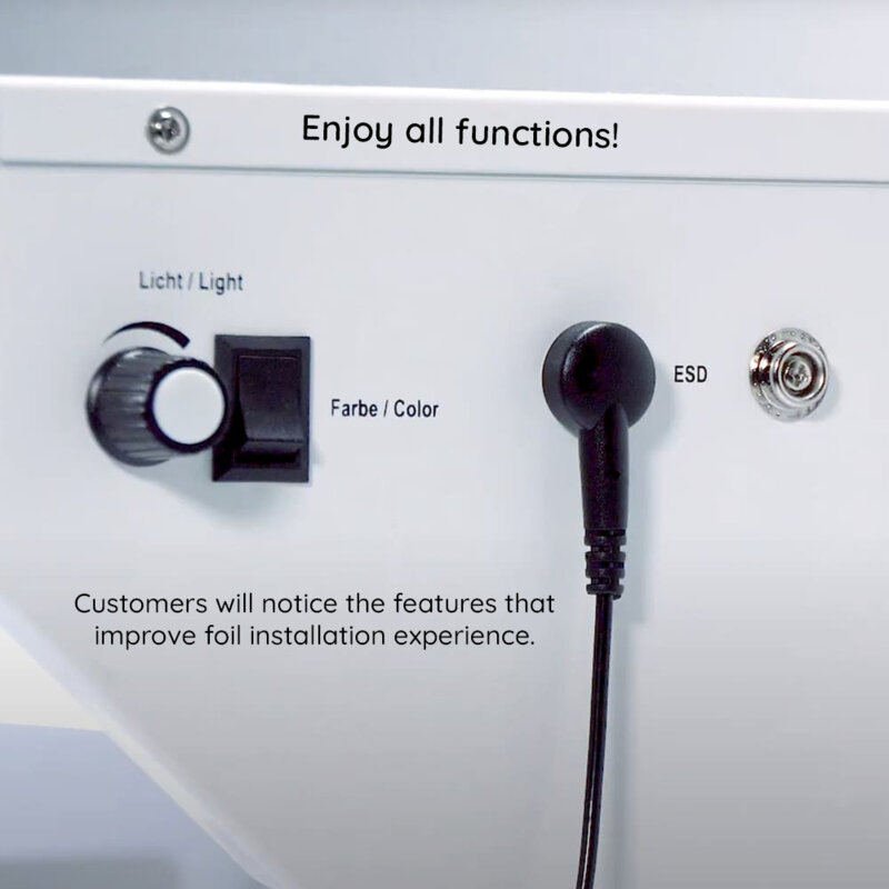 Detector, aparat indepartat praf Displex, montare folie, DFC-01