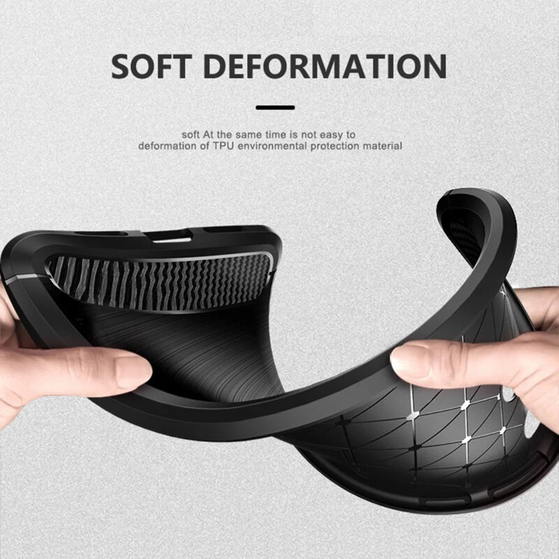 Husa Huawei P30 Lite Techsuit Carbon Silicone, albastru