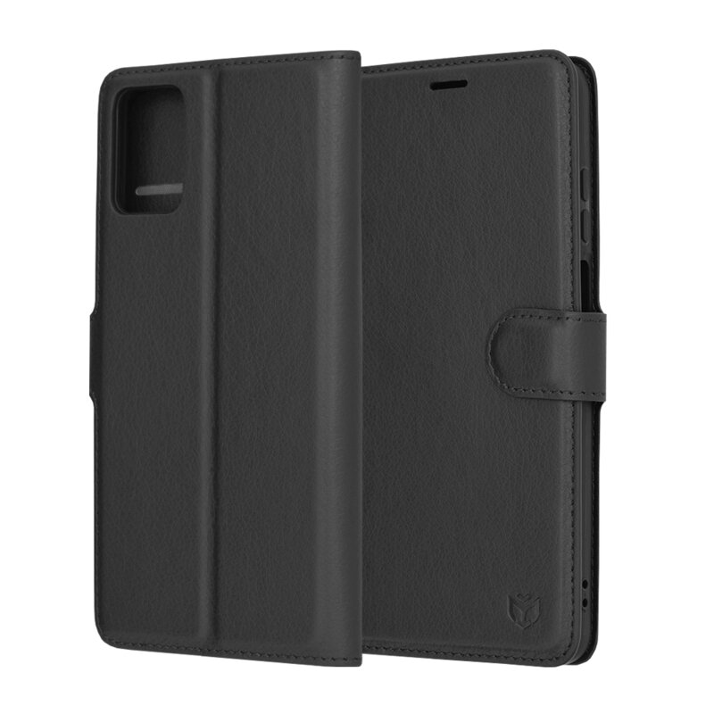 Husa Motorola Moto E22i Techsuit Leather Folio, negru