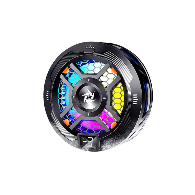 Cooler racire telefon cu RGB Techsuit, magnetic, negru, SL18