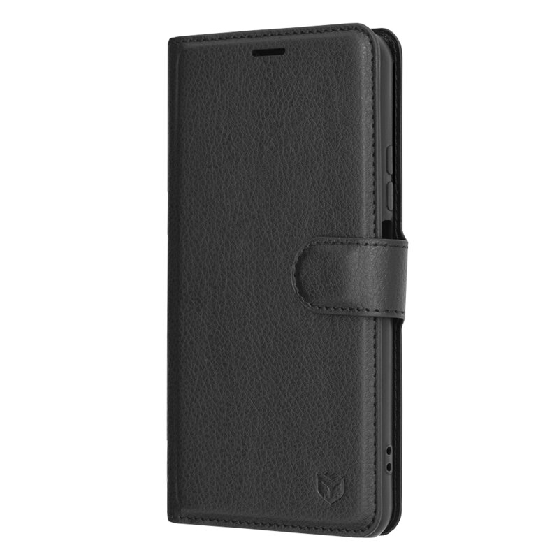 Husa Huawei Nova 5T Techsuit Leather Folio, negru