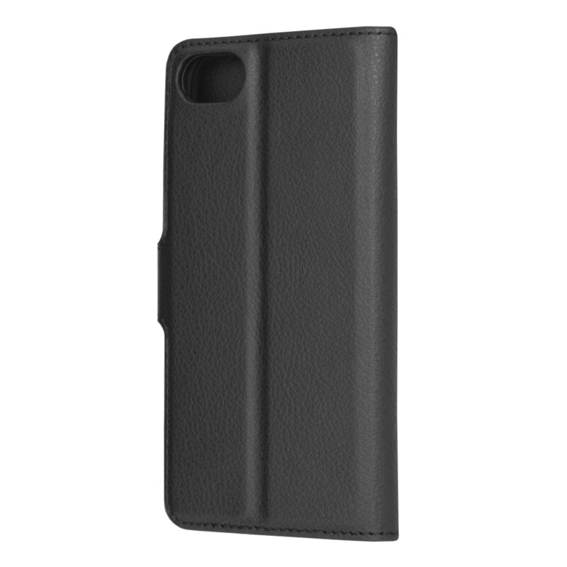 Husa iPhone SE 3, SE 2022 Techsuit Leather Folio, negru