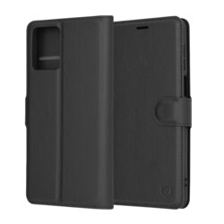 Husa Motorola Moto G54 Techsuit Leather Folio, negru