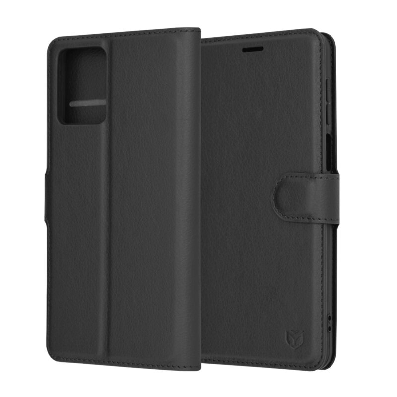 Husa Motorola Moto G54 Techsuit Leather Folio, negru