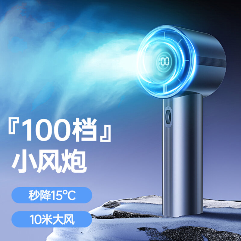 Mini ventilator portabil cu baterie Techsuit CT-111, alb