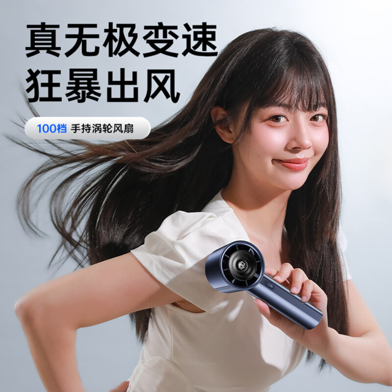 Mini ventilator portabil cu baterie Techsuit CT-111, alb