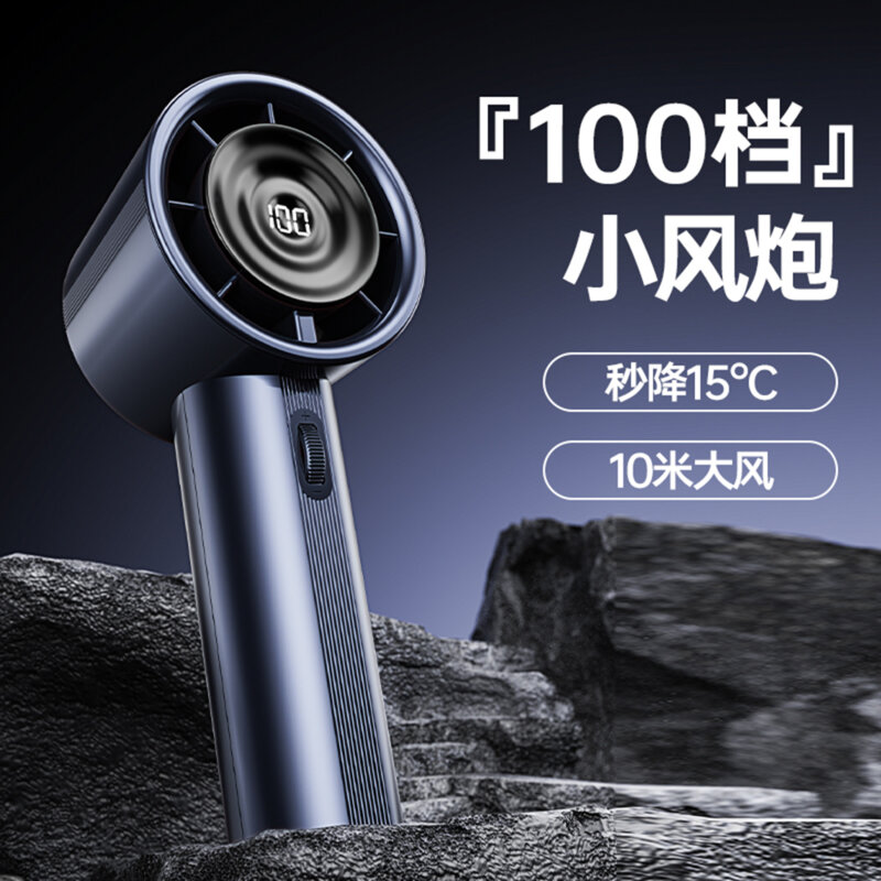 Mini ventilator portabil cu baterie Techsuit CT-111, albastru