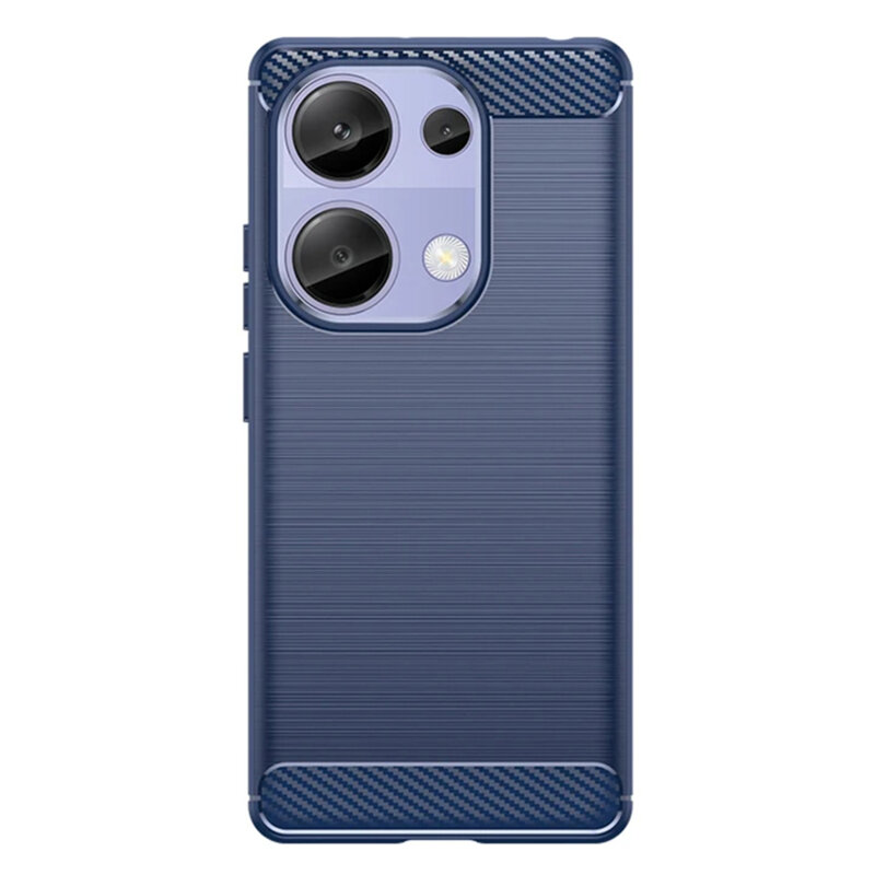 Husa Xiaomi Redmi Note 13 Pro 4G Techsuit Carbon Silicone, albastru