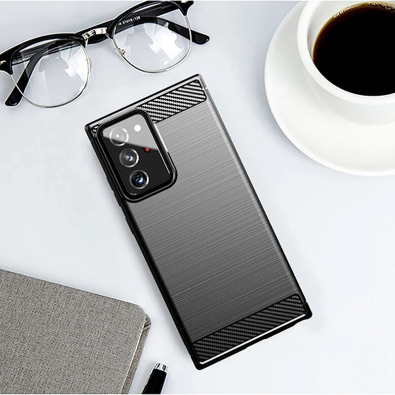 Husa Xiaomi Poco X6 Pro Techsuit Carbon Silicone, albastru