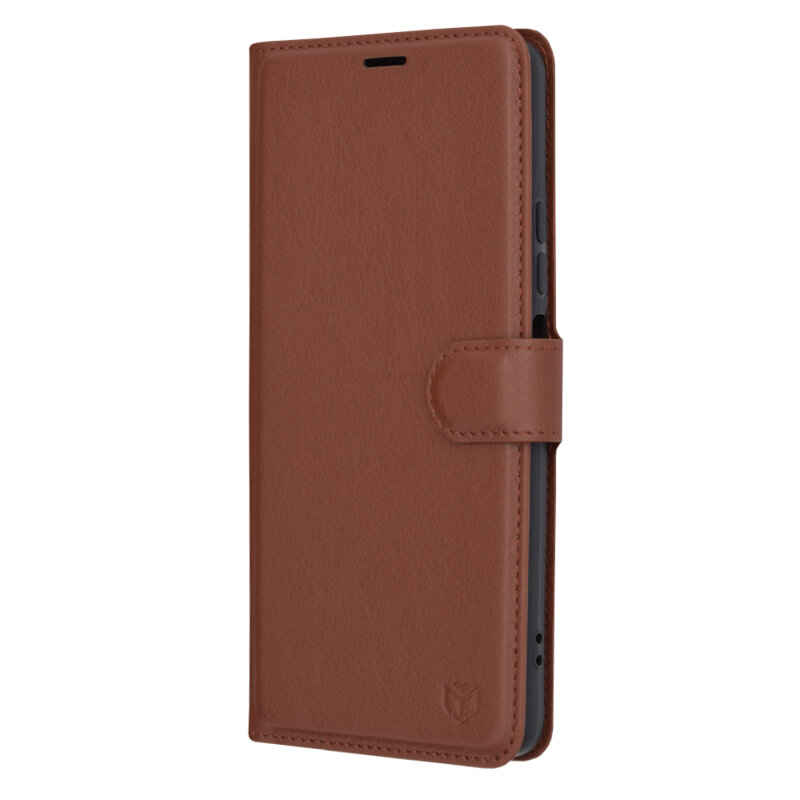 Husa Oppo A58 4G Techsuit Leather Folio, maro