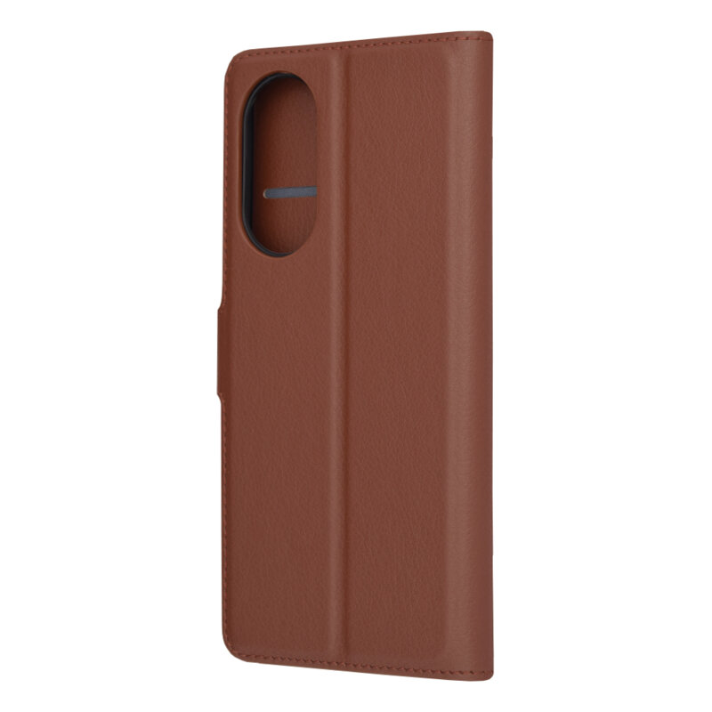 Husa Oppo A58 4G Techsuit Leather Folio, maro