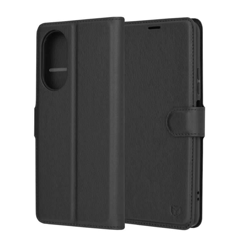 Husa Oppo A58 4G Techsuit Leather Folio, negru