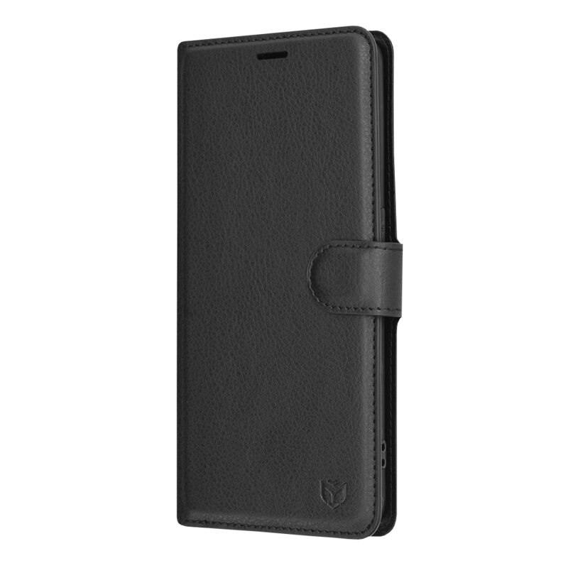 Husa Oppo Reno5 Lite Techsuit Leather Folio, negru