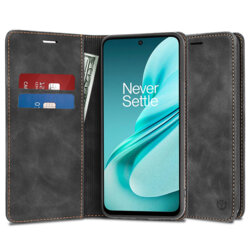 Husa piele OnePlus Nord N30 SE Techsuit Confy Cover, negru