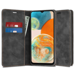 Husa piele Samsung Galaxy A23 5G Techsuit Confy Cover, negru