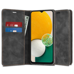 Husa piele Samsung Galaxy A13 5G Techsuit Confy Cover, negru