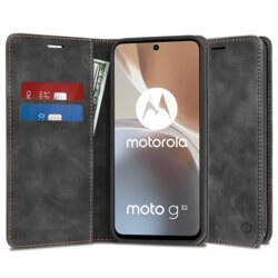Husa piele Motorola Moto G32 Techsuit Confy Cover, negru