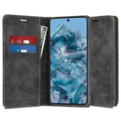 Husa piele Google Pixel 8 Pro Techsuit Confy Cover, negru