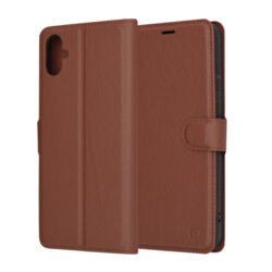 Husa Samsung Galaxy A05 Techsuit Leather Folio, maro