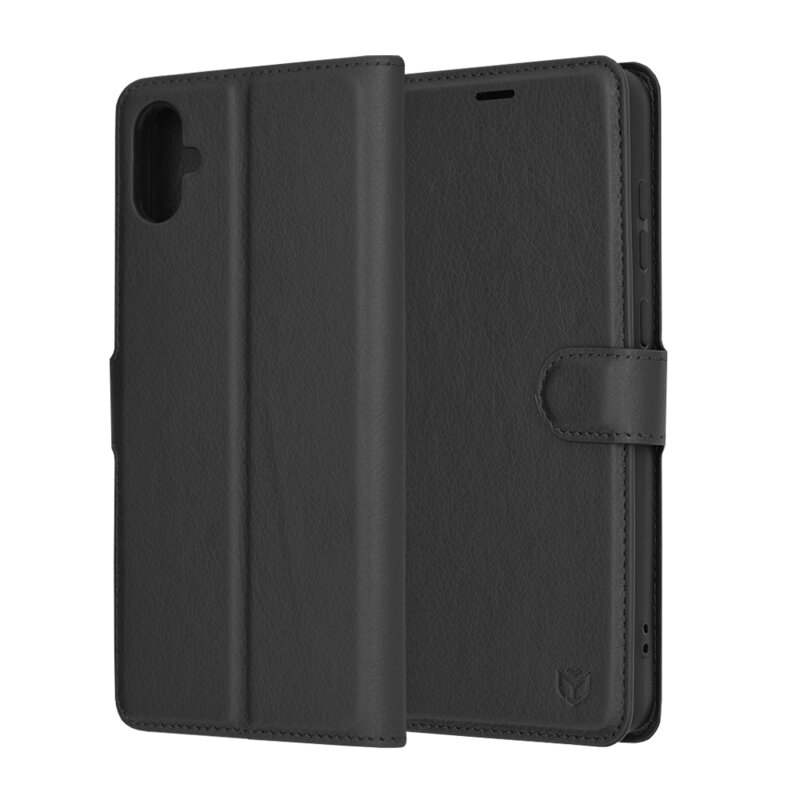Husa Samsung Galaxy A05 Techsuit Leather Folio, negru