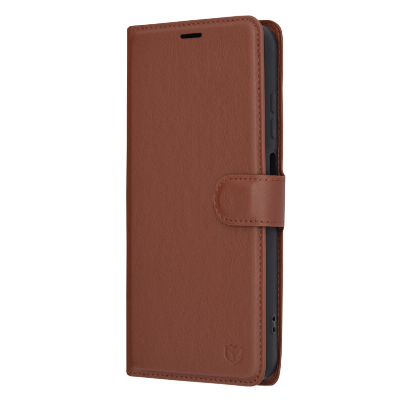 Husa Samsung Galaxy A05s Techsuit Leather Folio, maro
