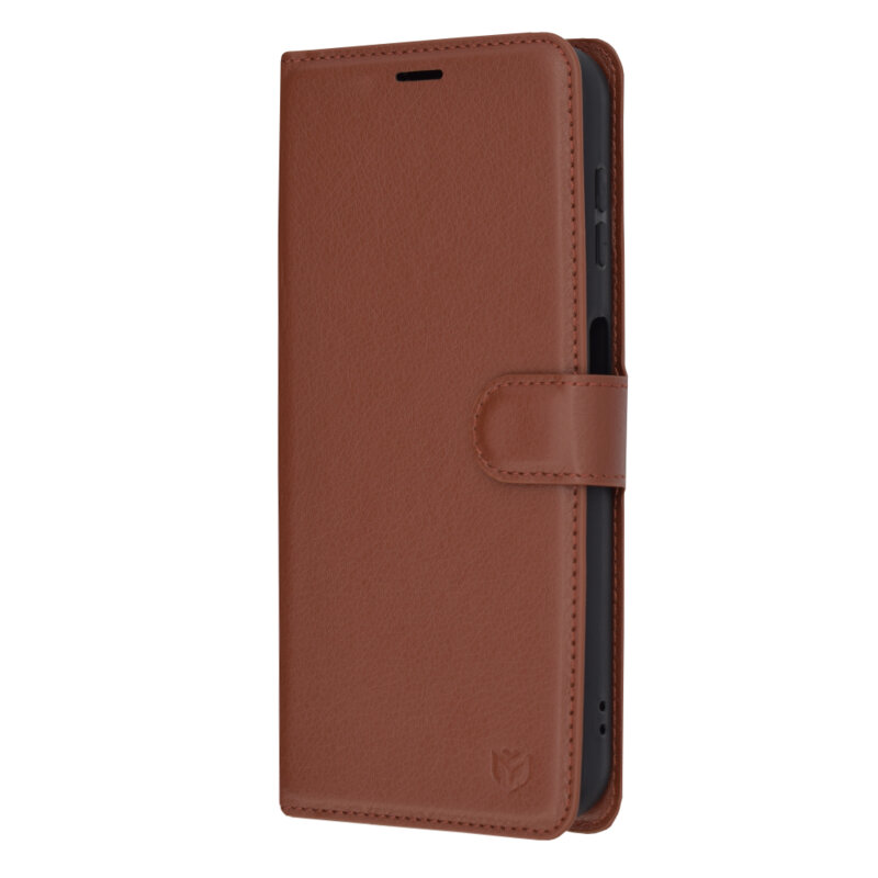 Husa Samsung Galaxy A14 4G Techsuit Leather Folio, maro
