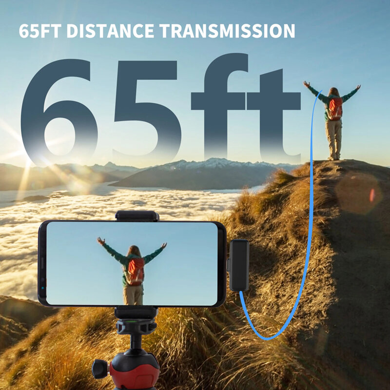 [Pachet 2x] Lavaliera wireless Type-C Techsuit LW3, negru