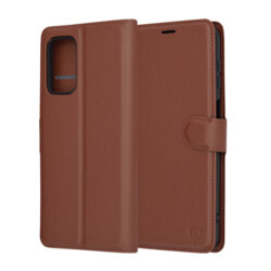 Husa Samsung Galaxy A23 5G Techsuit Leather Folio, maro