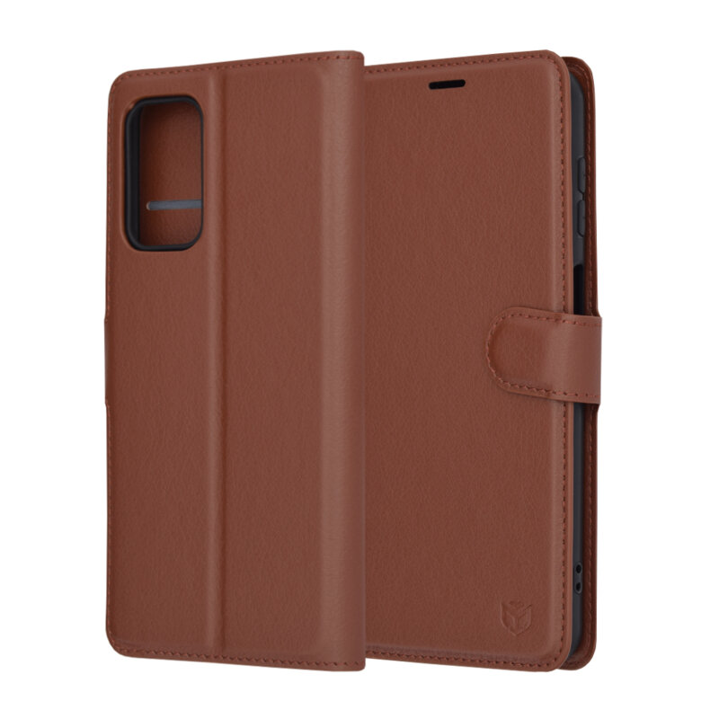 Husa Samsung Galaxy A23 5G Techsuit Leather Folio, maro