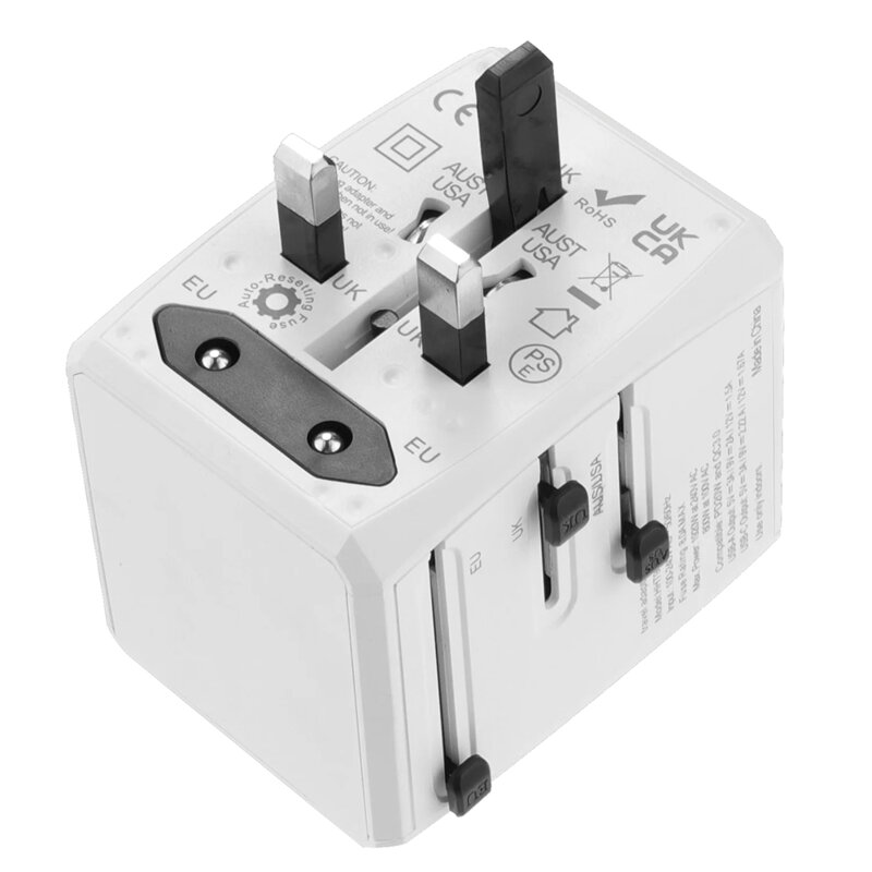 Adaptor priza EU la US, UK, AUS, PD20W, Techsuit, HHT904
