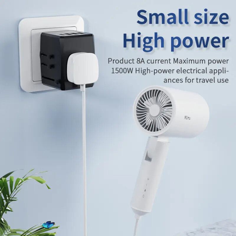 Adaptor priza EU la US, UK, AUS, PD15W, Techsuit, HHT904-B1