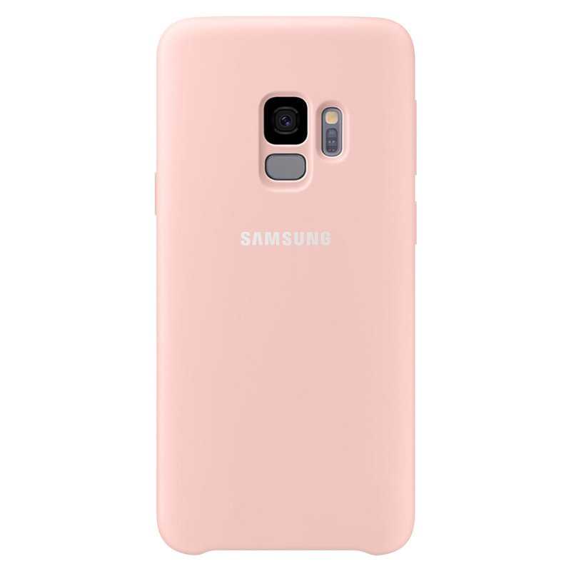 Husa Originala Samsung Galaxy S9 Silicone Cover - Roz